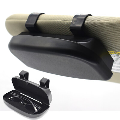 Car Sunglasses Box Card Receipt Magnetic Clips Sun Visor Glasses Case Holder USA