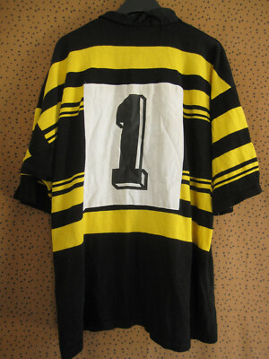 MAILLOT RUGBY AB porté n°19 vintage années 90 Crédit Agricole