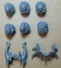 Chaos Space Marines - Helbrute - All 6 Head Variant & Crests (b) Bits Bitz 40K