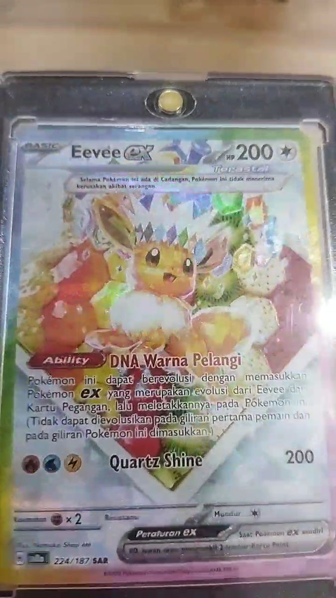 Eevee ex SV8a 224/187 SAR Special Art Rare Terastal Festival Eevee ex SV8a 224/187 SAR Special Art Rare Terastal Festival