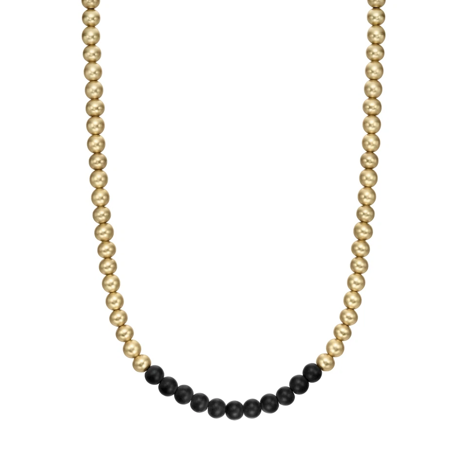Collier Homme ARMANI EXCHANGE AXG0142710 Acier Inoxydable D'or Noir - Photo 1/1