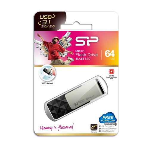 4712702632200 Silicon Power Blaze B30 USB flash drive 64 GB USB Type-A 3.0 (3.1 - Picture 9 of 10