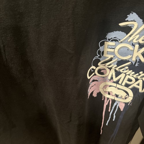 Vintage Y2K Ecko Unlimited T-Shirt Gr. 2XL schwarz Echo Graffiti Streetwear Nashorn - Bild 5 von 11