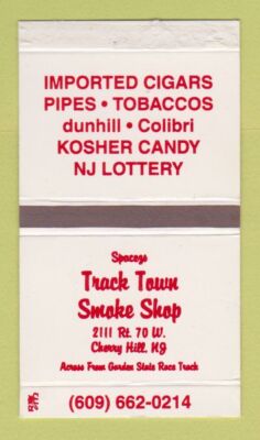 Matchbox - Track Town Smoke Shop Cherry Hill NJ Tobacco