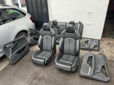 Sedili sportivi rivestimento in pelle Recaro Audi RS7 A7 4G nero