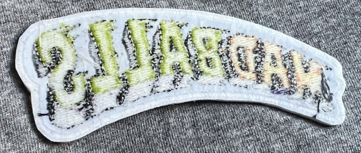 MADBALLS mad balls embroidered logo figure patch action