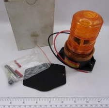 Intella, Strobe Light, Xenon Bulb, 12-80V, ABS Base, Amber Lens, 1209A