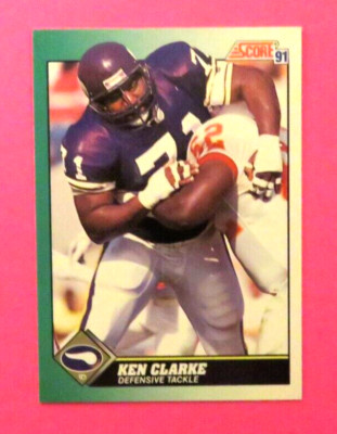 【激レア級】NFL ヴィンテージカード 約200枚 名選手多数 1991 Score, Minnesota Vikings - KEN CLARKE | eBay