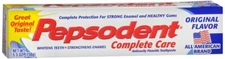 Pepsodent Complete Care Anticavity Fluoride Toothpaste Original 5.5 OZ