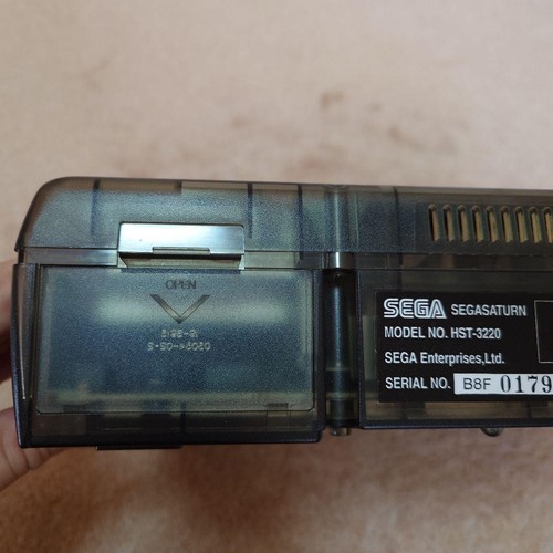 Sega Saturn Skeleton HST-3220 Limited Console with movie card 1998 Japan Tested - Picture 10 of 12