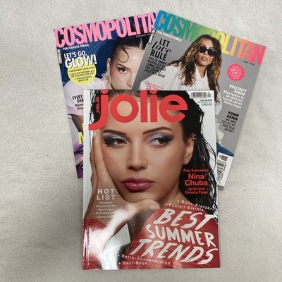 COSMOPOLITAN + Jolie 06 07/2025  3X Frauenzeitschriften neu und ungelesen
