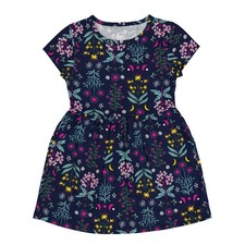 Wonder Nation Short Sleeve Play Dress, Blue Cove Size XXL 20 