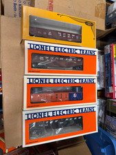 LIONEL MPC 4PC MODERN GONDOLA LOT O SCALE HUGE TRAIN COLLECTION SALE