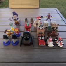 Huge Lot of 20 Fast Food Toys McDonald's Happy Meal Burger King Disney Marvel