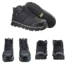 Timberland Pro® Men's RIDGEWORK COM-TOE Black Waterproof Boots Size 13 NIB