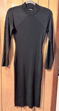 Fashion Nova Black Bodycon Long Sleeve High Neck Dress Xl