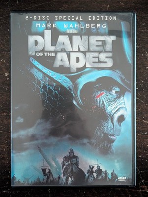 Planet of the Apes DVD 2001 2-Disc Special Edition Mark Wahlberg Tim Burton Film