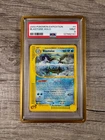 Pokemon Expedition Holo Blastoise PSA 9 **SWIRLS**