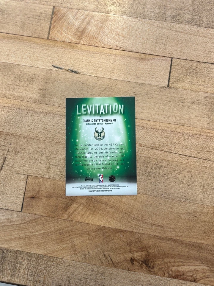 2025-26 TOPPS Basketball MVP LEVITATION GIANNIS ANTETOKOUNMPO Rainbow - Image 3 of 4