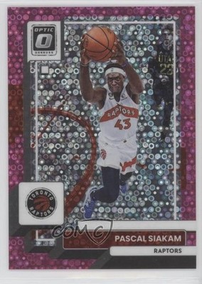 2022-23 Panini Donruss Optic Fast Break Pink Prizm 5/25 Pascal Siakam #19 12v1