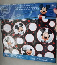 Mickey Mouse 10 Sheet Paper Pack,  5 Designs,...