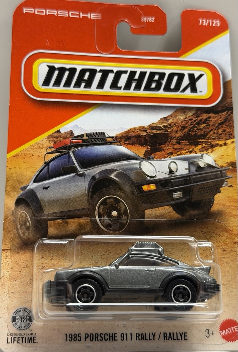 2026 Matchbox PORSCHE 1985 PORSCHE 911 RALLY/RALLYE 73/125 Grey | eBay