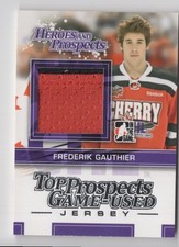2014-15 ITG HEROES AND PROSPECTS JERSEY Frederik Gauthier