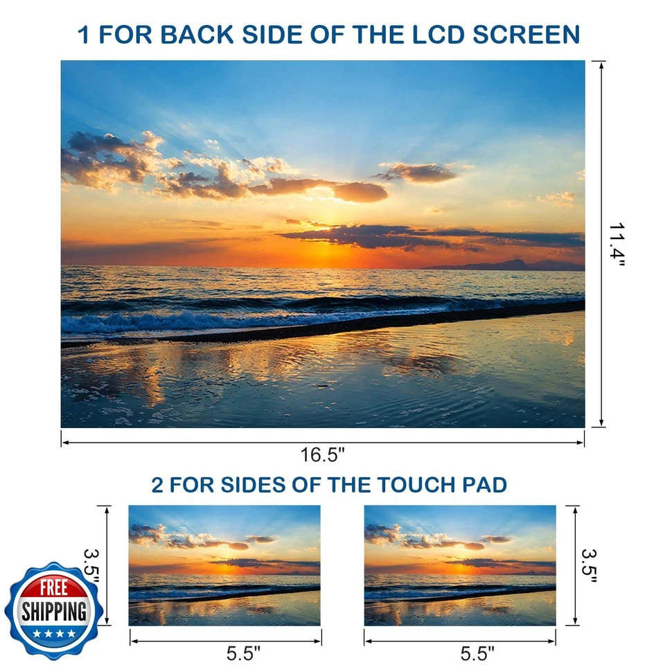 DINKY Laptop Skin Sticker Decal, 16" 16.5” 17” 17.3 inch Laptop Universal Reu - Image 2 of 4