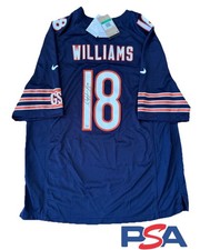 Caleb Williams Signed Autographed Chicago Bears Navy Nike Game Jersey PSA DNACOA