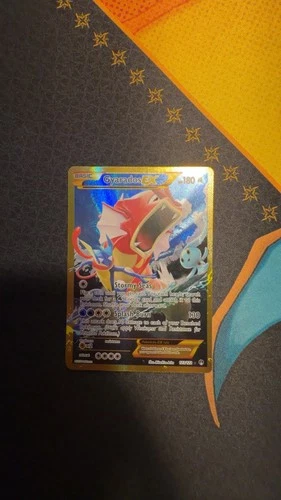 New ListingPokémon Gyarados EX TCG Card Full Art Holo, Secret Rare, XY Breakpoint 123/122