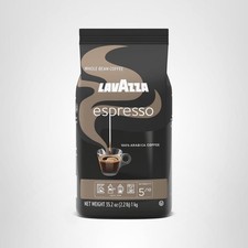 Crafted Espresso Whole Bean Coffee, Lavazza 2.2 lbs, Medium Roast Delight 13.63 per pound