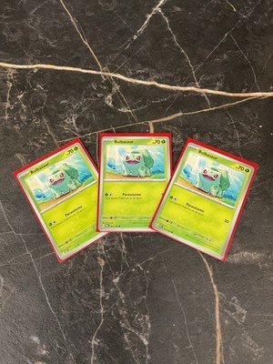 Bulbasaur, Common, 2023 Pokemon SV 151 001/165 (Illus. von Nishida) - Neuwertig  