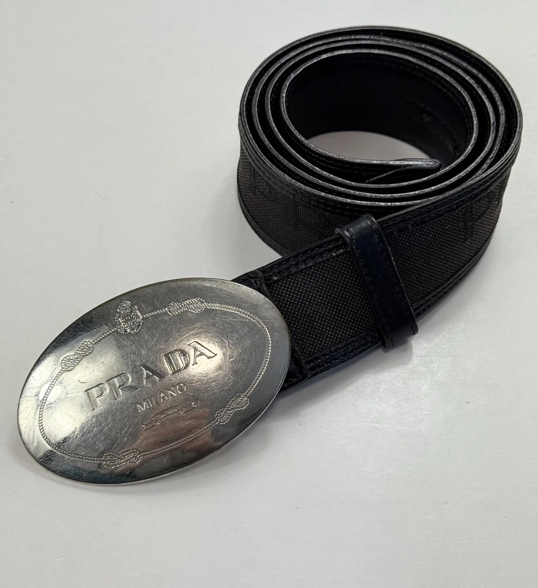 PRADA Leather with Vintage Belts for Men for sale | eBay