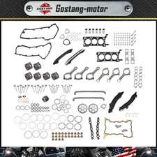 For Ram 1500 2014-2023 3.0L Engine Rebuild Overhaul Kit w/Rods Timing 68147230AA