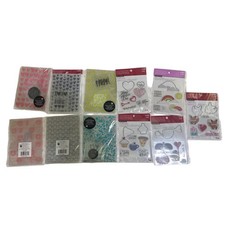 11pc Valentine Love Craft Bundle Studio G Recollections Stamps Dies Folders NEW