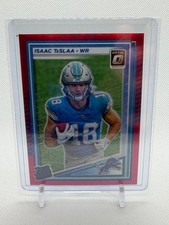 2025 Panini Donruss Optic - Rated Rookie Isaac Teslaa #219 Pink Prizm (RC)