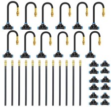 2026-Upgrade Drip Irrigation System, No 1/4 Pipe, only 12pcs Adjustable 7.8ft