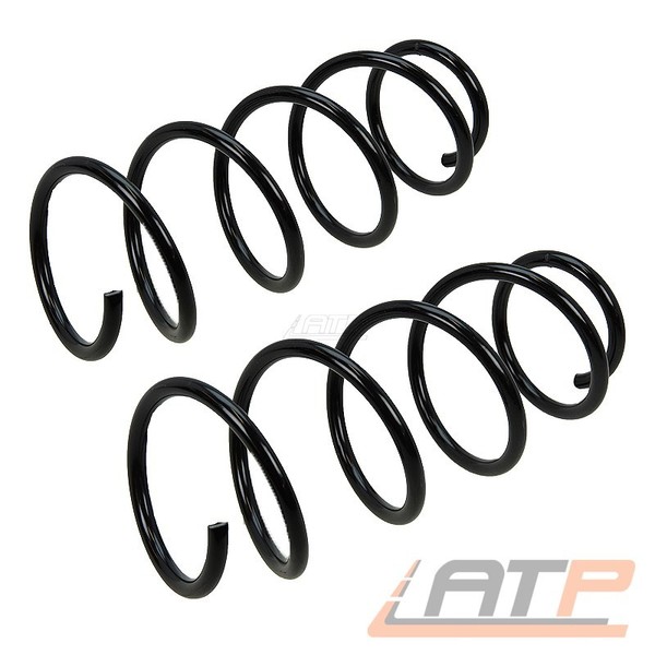 2X Federn Fahrwerksfedern Vorne Links Rechts FÜR Opel Corsa D 1.0 1.2 1.4-image