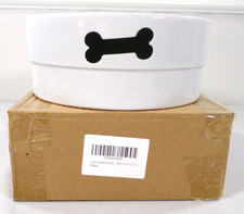 Large Dog Bowl Feeder and Hydration Bowl Classic Heavy Ceramic that holds Up.