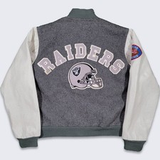 Los Angeles Raiders Vintage 80s Chalk Line Varsity Jacket