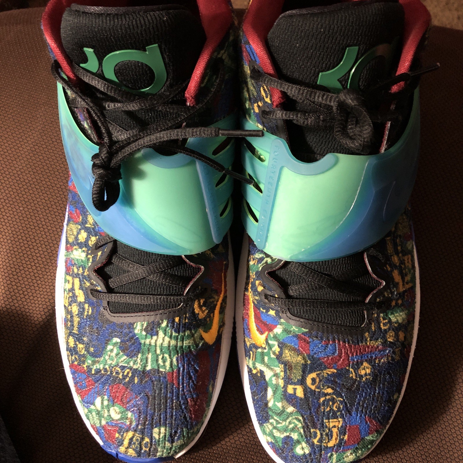 Sz 15 Nike KD 14 NRG Ron English 2 KY-D Sapphire Melon Multi