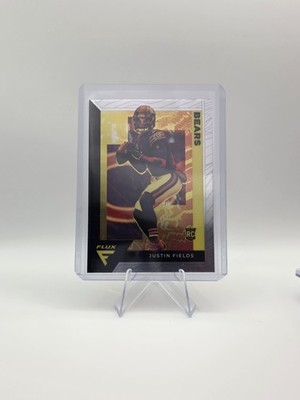 2021 Panini Chronicles JUSTIN FIELDS Flux Rookies Silver Prizm RC Card FX-3