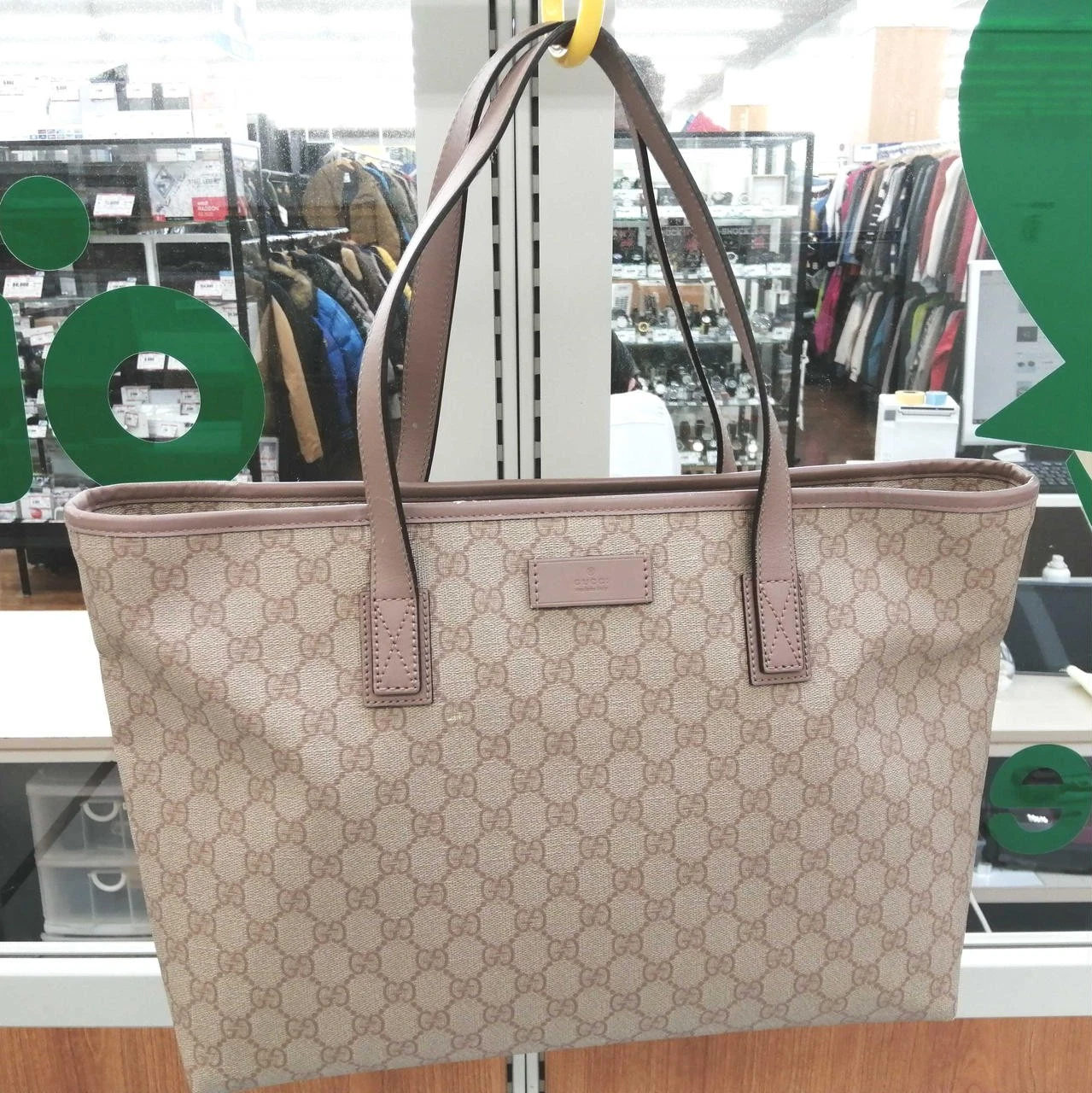 Sac fourre tout GUCCI GG Supreme modèle rose poussiéreux avec fil GUCCI cadeau authentique 0419a