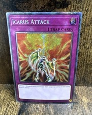 Icarus Attack RA03-EN165 Platinum Secret Rare 1st Edition NM English Trap Card