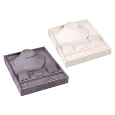 Jewelry Display Tray with Velvets Finish Stylish Accessories Organization Board
