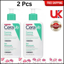 2PCS CeraVe Foaming Cleanser 236ml Face Wash for Normal to Oily Skin