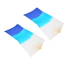 2Pcs 1.5m Tricolor Dance Fans For Belly Dancing Performances Popular