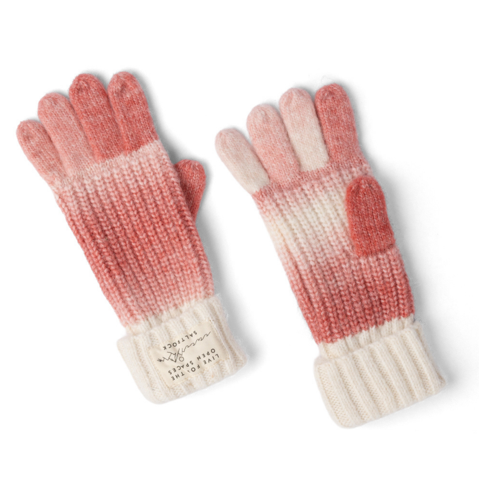 Saltrock Women's Pink Alba Knitted Gloves In - Image 2
