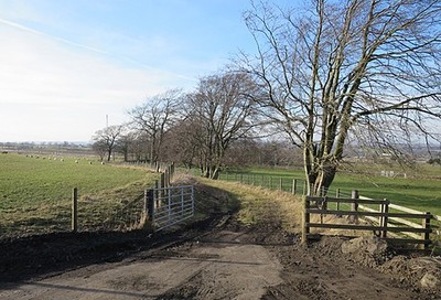 Photo 6x4 Old Road East Calder The map shows this as a track that crosses c2018