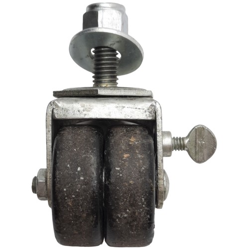 Lot of 4 Bassick 9006X2RP Machine Caster ø2in Wheel, 125lb Load, 2-5/8in Height - Picture 7 of 7